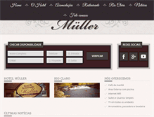 Tablet Screenshot of hotelmuller.com.br